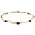 Garnet & Diamond Bryony Wave Tennis Bracelet in 9ct Gold