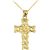 Males’s Celtic Pass Irish Trinity Pendant Necklace in 9ct Gold