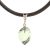 Green Amethyst & Diamond Aveline Dimensional Choker Pendant Necklace in 9ct Rose Gold