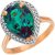 Alexandrite & Diamond Cosima Signature Halo Ring in 9ct Rose Gold