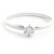 Diamond Crown Solitaire Ring, 0.15 ct in Sterling Silver