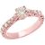 Sensible Lower Diamond Engagement Ring, 0.52 ct in 9ct Rose Gold