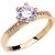 White Topaz & Diamond Channel Set Ring in 9ct Gold