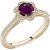 Alexandrite Artwork Deco Halo Ring in 9ct Gold