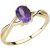 Oval Reduce Amethyst Ring in 9ct Gold