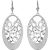 Boho Drop Earrings in 9ct White Gold