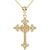 CZ Regal Saint Move Pendant Necklace in 9ct Gold