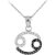 Diamond Most cancers Zodiac Pendant Necklace in 9ct White Gold